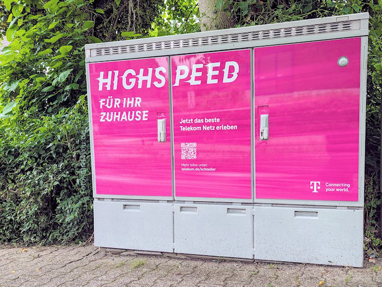 Telekom-Verteiler: Highspeed für Ihr Zuhause