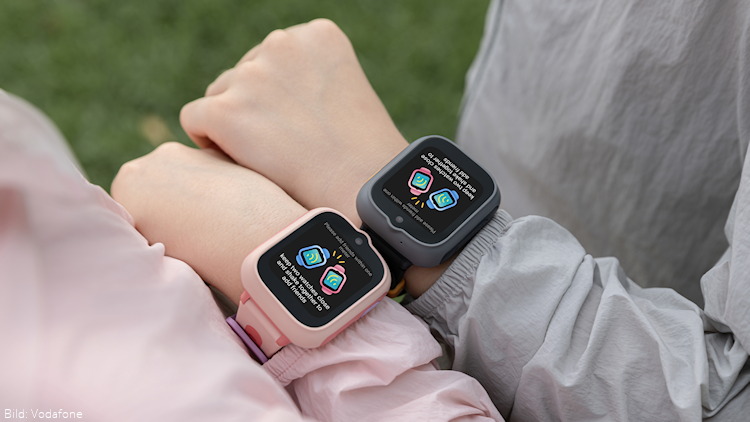 Die neue Kinderuhr von TCL mit smarten Funktionen bei Vodafone (Bild: Vodafone) Die neue Kinderuhr von TCL mit smarten Funktionen bei Vodafone