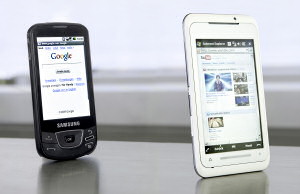 Samsung Galaxy und Toshiba TG01
